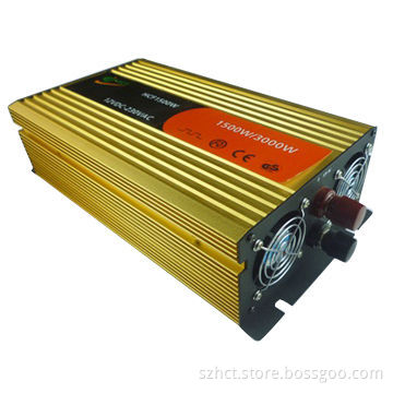 Rated 1,500W with peak output 3,000W, modified sine wave power inverter, fast start and soft-start